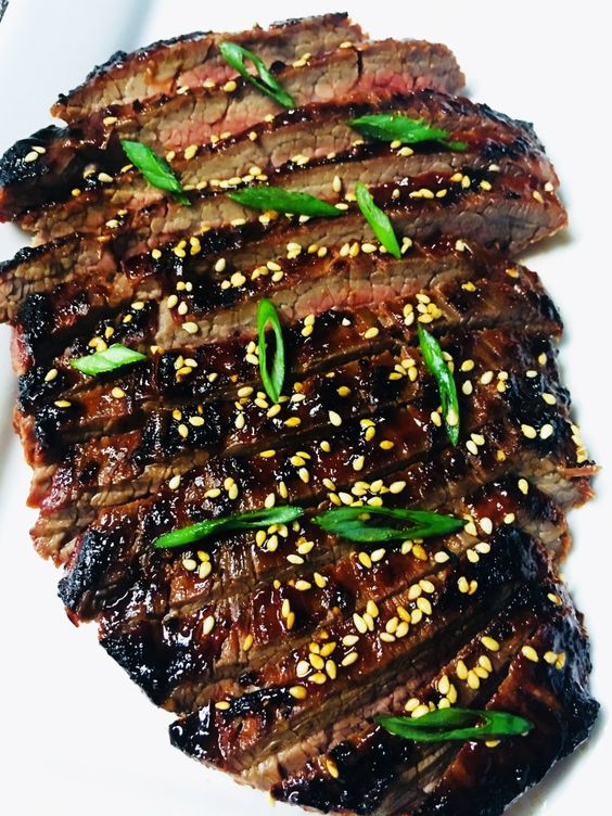 Grilled Korean Flank Steak