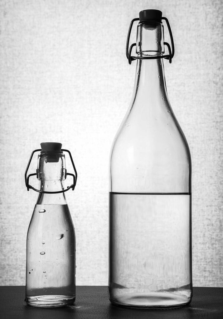 water, glass bottles, water recipes cooking mo