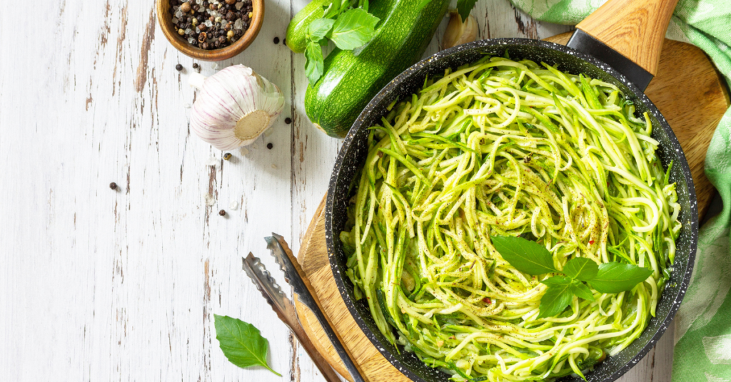 Spaghetti with Crispy Zucchini Recipe