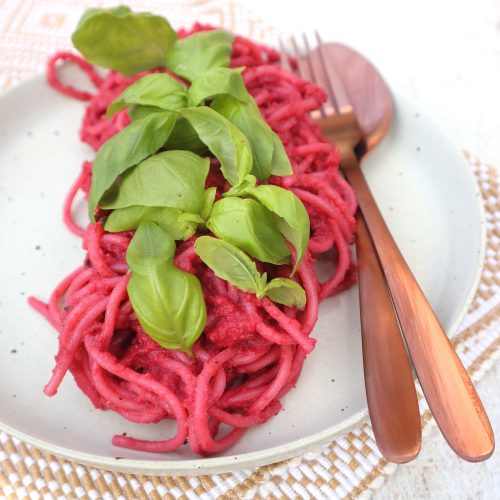 Glutenfree and vegan red beet spaghetti, 5 Recommended Recipes for Valentine's Day