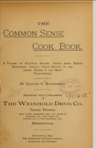 The Common Sense Cook Book