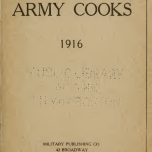 Manual For Army Cooks