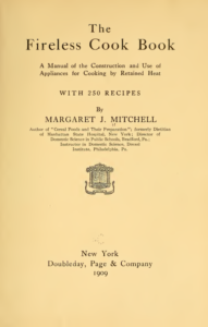 The fireless cook book