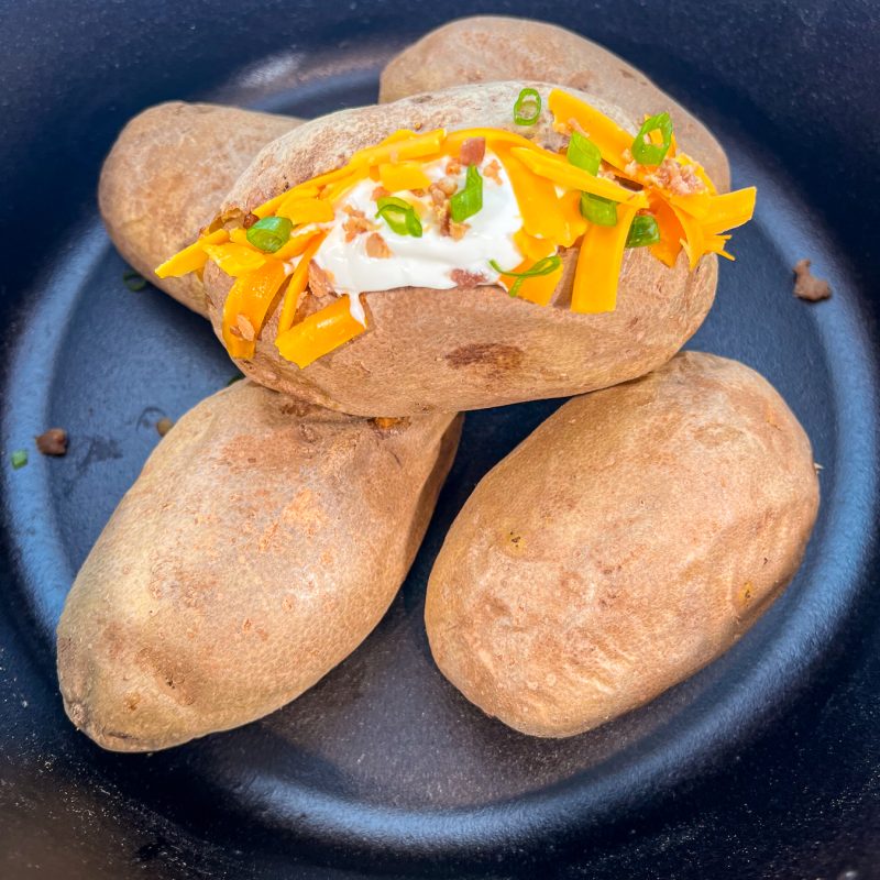 Dutch Oven Baked Potatoes