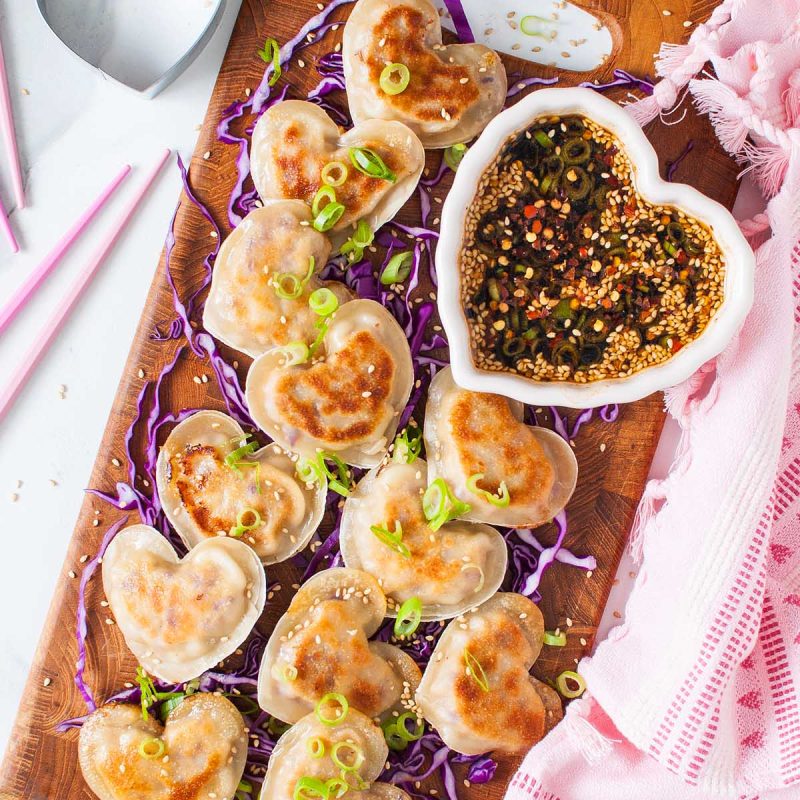 Heart Shaped Pork Potstickers Recipe, 5 Must-Try Appetizers for a Perfect Valentine’s Day Celebration