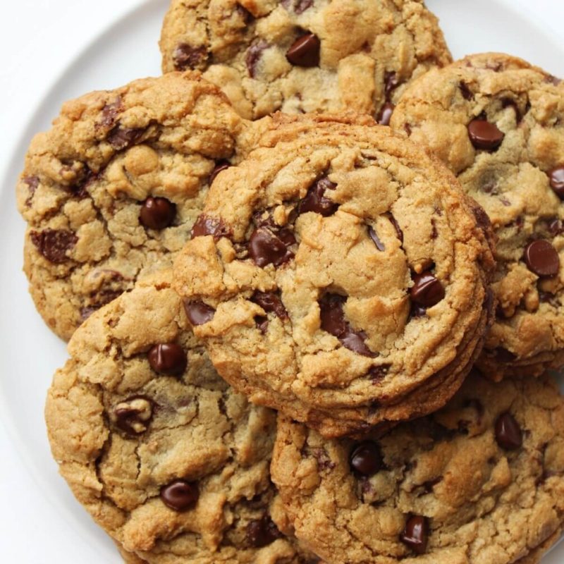 Perfect Gluten-Free Vegan Chocolate Chip Cookies (Eggless, Chewy)