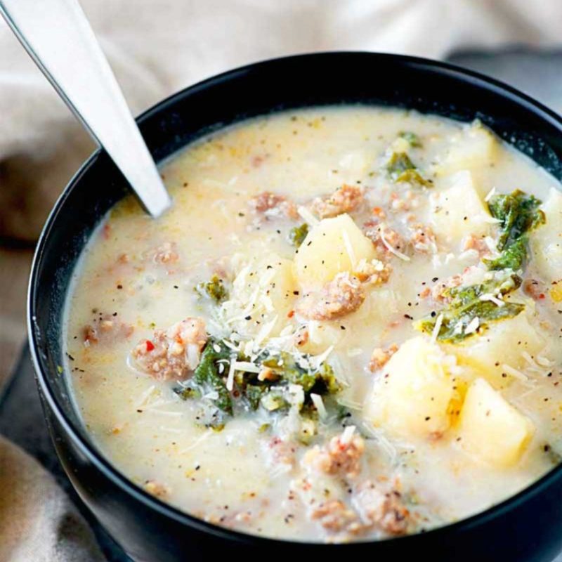 Slow Cooker Zuppa Toscana (Olive Garden Copycat)